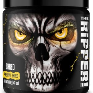 JNX SPORTS The Ripper! Shredding Thermogenic Fat Burner – Pineapple Shred 30 Servings | Advanced Fast Acting Thermogenic Pre-Workout, Appetite Suppressant for Men & Women
