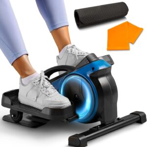 Lifepro Under Desk Elliptical Exercise Machine with or without Red Light, Seated Pedal Exerciser for Seniors & Adults, Quiet Elliptical Machine for Home or Office, Portable Leg Exerciser While Sitting