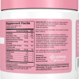 Flat Tummy Pre Workout Powder for Women – Energy, Endurance, and Muscle Support with 3g Creatine, 1.6g Beta-Alanine, Electrolytes – Watermelon Flavor – 30 Servings