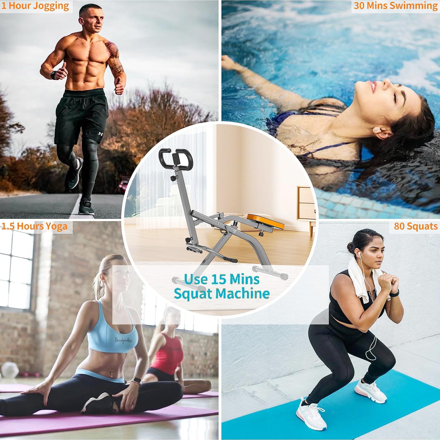 Rowing Machine for Home, Magnetic Rower Machine with Quiet Resistance, Foldable Rower for Home Use, Burn Fat & Sculpt Muscles,Sliver - Image 5