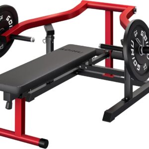 Chest Press Machine, Z1-PRO Weight Bench Press Machine with Independent Arms, Adjustable Flat Incline Bench Press for Chest, AB Workout Home Gym Equipment