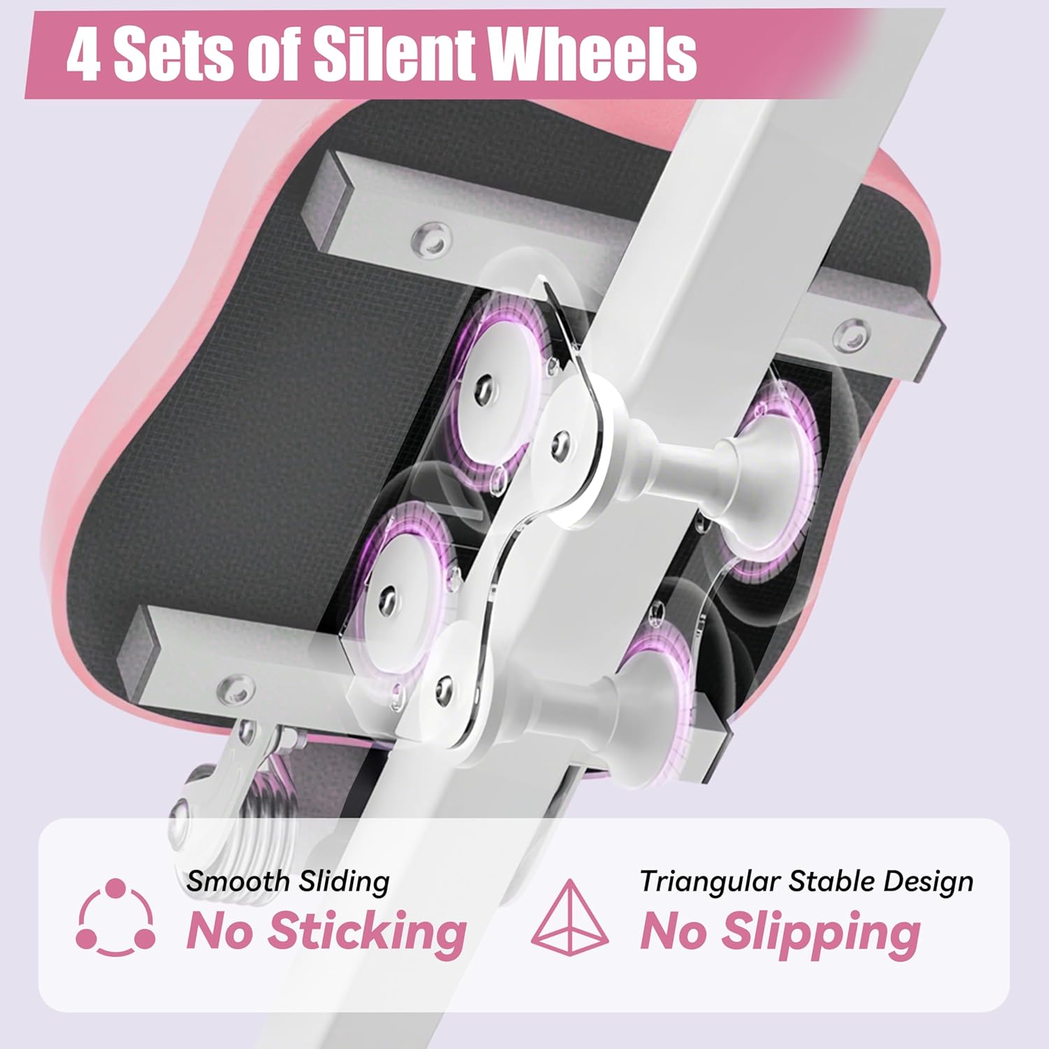 EPHESPORT Multifunctional Ab Machine, Adjustable Ab Workout Equipment, Ab & Sit Up Machine for Stomach Workout, Foldable Abdominal Trainer With Knee and Back Protection, Full Body Workout for Home Gym - Image 4