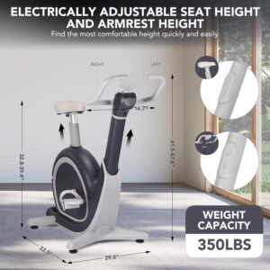 5-in-1 Multi-Function Exercise Bike | 350 lb Capacity | 32-Level Magnetic Resistance with Safety Brake | Adjustable Seat & Handlebars | Quiet Belt Drive & Performance Tracking