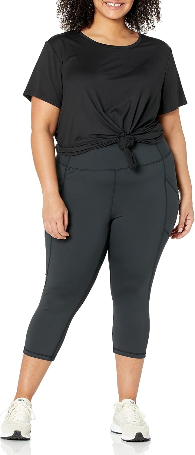 Amazon Essentials Women's Active Quick Dry Tech Stretch Short-Sleeve Crewneck T-Shirt (Available in Plus Size), Multipacks - Image 8