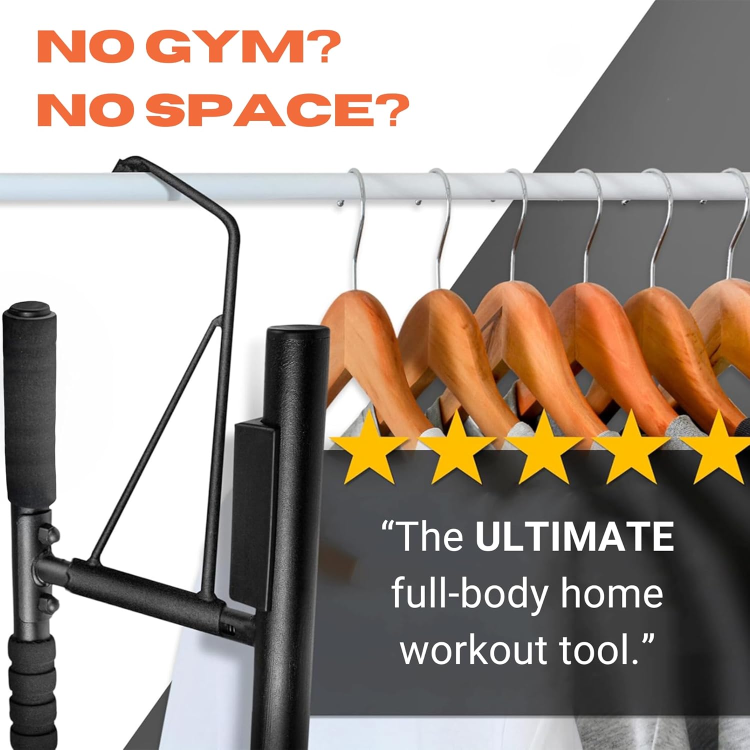 2025 Upgraded Pullup Bar and Dip Bar Station - FULL BODY Home Gym, Easy Storage, Power Tower Dip Station and Pull-up Bar for Doorway, Collapsible Dip Station, No Door Damage, High Weight Capacity, 2025 Upgraded Bodyweight Workout Station - Image 7