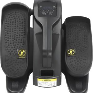 Under Desk Elliptical Machine, Electric Seated Leg Exerciser, Under Desk Elliptical Machine and Foot Pedal Exerciser, Auto & Manual Modes for Home & Office
