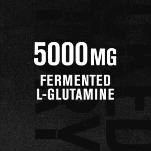 Jacked Factory L-Glutamine Powder 100 Servings – Vegan Fermented L Glutamine Supplement for Post Workout Muscle Recovery, Immunity, Digestive Health | No Artificial Filler – Unflavored