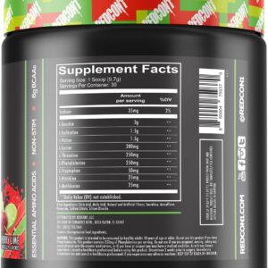 REDCON1 Grunt EAAs, Cherry Lime – Sugar Free, Keto Friendly Essential Amino Acids – Post Workout Powder Containing 9 Amino Acids to Help Train, Recover, Repeat (30 Servings)