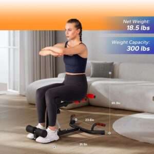 Deep Squat Rowing Machine for Home, Easy Setup & Foldable Exercise Equipment