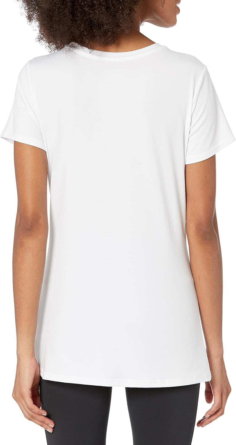 Amazon Essentials Women's Active Quick Dry Tech Stretch Short-Sleeve Crewneck T-Shirt (Available in Plus Size), Multipacks - Image 3