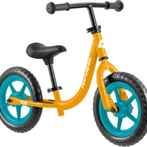 Retrospec Cub Toddler Balance Bike for Ages 18 Months – 3 Years – 12in No-Pedal Beginner Bicycle with Adjustable Seat, Puncture-Proof Tires & Safe Low Frame Design