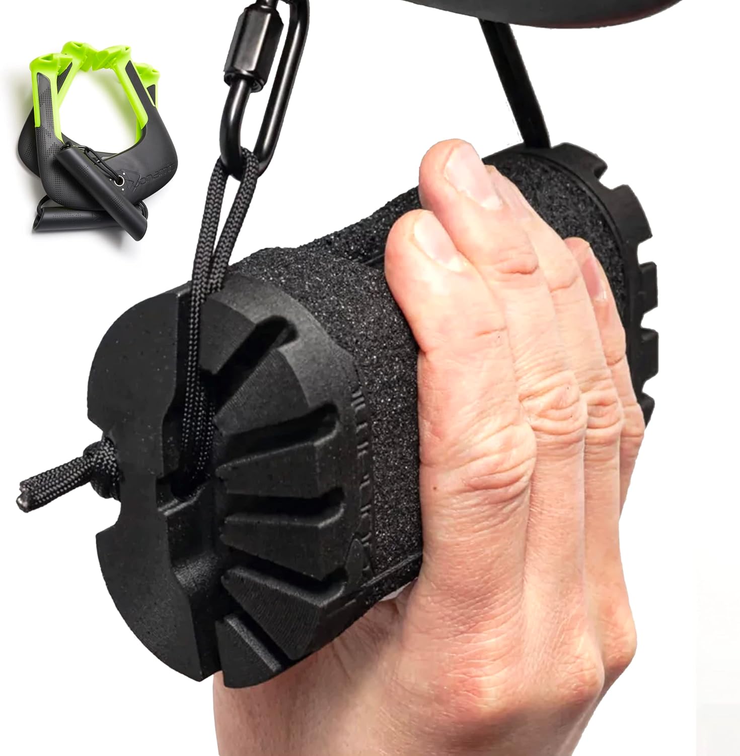 Duonamic PowrHolds Grip Strength Trainer | Portable Finger Training Tool for Climbers | Compact, Safe & Travel-Friendly | Pairs with Eleviia Doorway Pull Up Bar | Train at Home, Gym, or Outdoors - Image 3