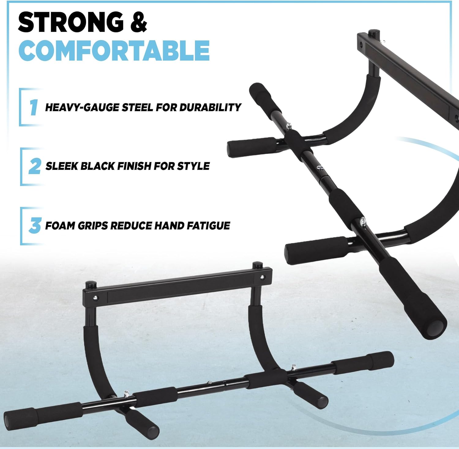 Stamina Products Multi-Function Pull-Up Bar for At-Home Upper-Body Workouts with 12 Grip Options for Targeting Chest, Shoulders, Back, Arms or Core - Image 4
