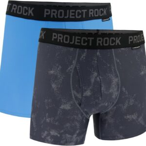 Under Armour mens Men’s Project Rock Performance Tech Mesh Boxerjock Brief, 5″ Inseam, 2-pack