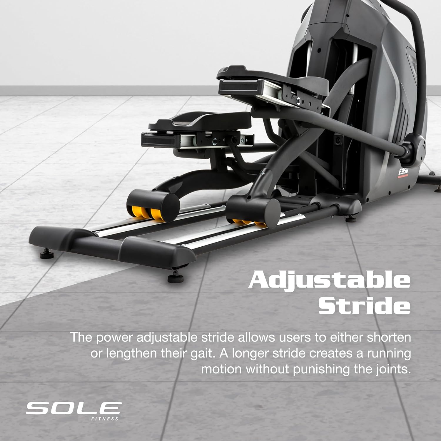 SOLE Fitness Elliptical Exercise Machines, Models E25, E35, E95, E95S, E98, Elliptical Machines for Home Use, Home Exercise Equipment for Cardio Training, Work from Home Fitness Stepper Machine - Image 5