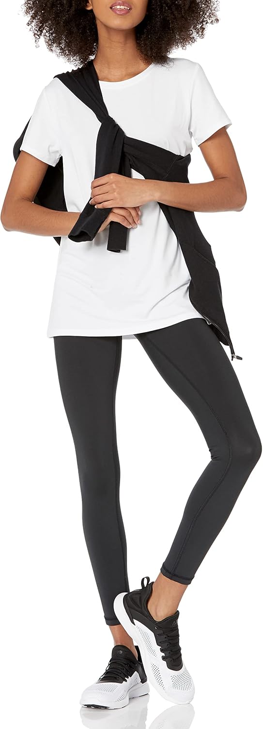 Amazon Essentials Women's Active Quick Dry Tech Stretch Short-Sleeve Crewneck T-Shirt (Available in Plus Size), Multipacks - Image 5