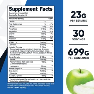 Nutricost Intra Workout Powder, 30 Servings (Green Apple) – Non-GMO, Gluten-Free Supplement