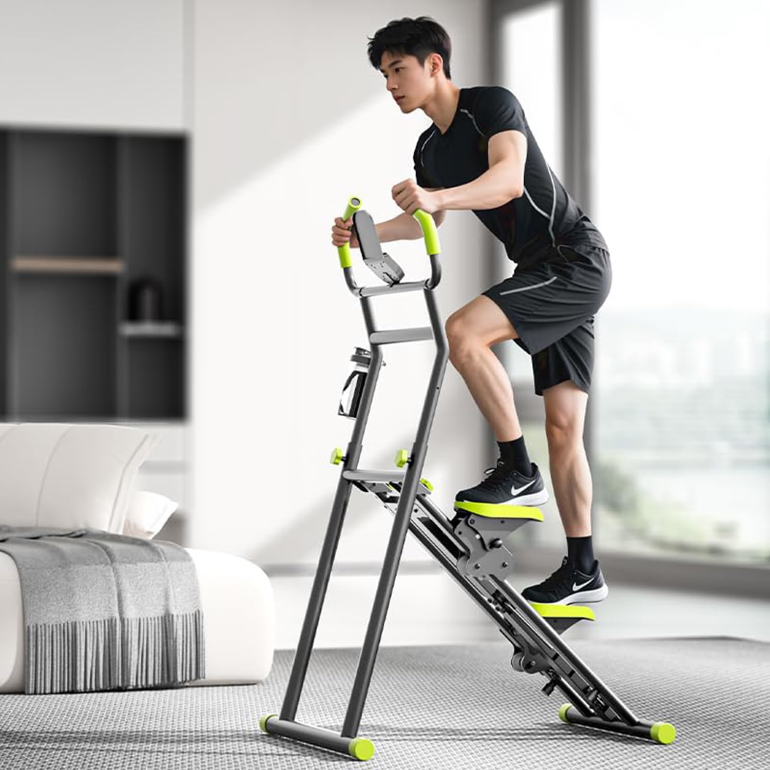2025 Upgrade Stair Stepper, Stair Stepper with Handlebar, Stair Climber, Stair Master with 400LBS Loading Capacity with Three-Speed Resistance adjustme - Image 5