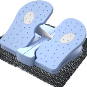 Foldable Leg Exerciser: Portable Foot Pedal Exerciser for Seniors Under Desk Foot Pedal Exerciser Stepper Exercise for Leg Muscles Relieves Varicose Veins Physical Therapy Aid