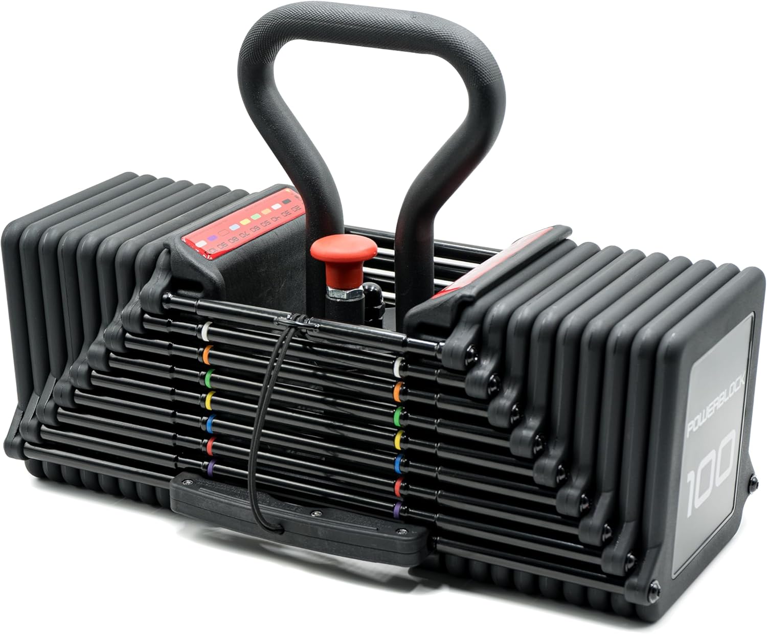PowerBlock Pro 100 Kettlebell Handle - Compatible Only with Pro 100 Series Dumbbells, 90 Degree Rotatable Grip, Space Saving Training Accessory, Home & Commercial Gym Use, Exercise Equipment - Image 2