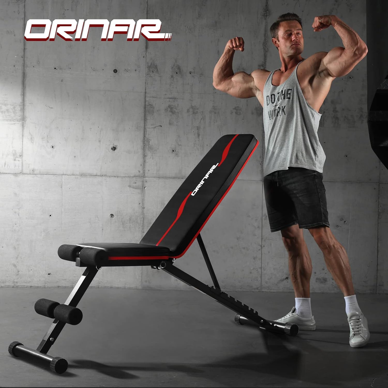 Weight Bench Press, Adjustable Workout Bench for Home Gym, Incline Decline Strength Training - Image 6