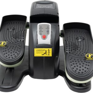 Under Desk Elliptical Machine, Electric Leg Exerciser with 5 Speed Adjustable for Seniors, Portable Trainer for Home, Gym, Hospital, Rehabilitation Center
