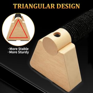 Parallettes Bars – Wooden Calisthenics Equipment for Handstand Training, Push Up Bars & Calisthenics Bar – Handstand Bars and Pushup Handles for Men