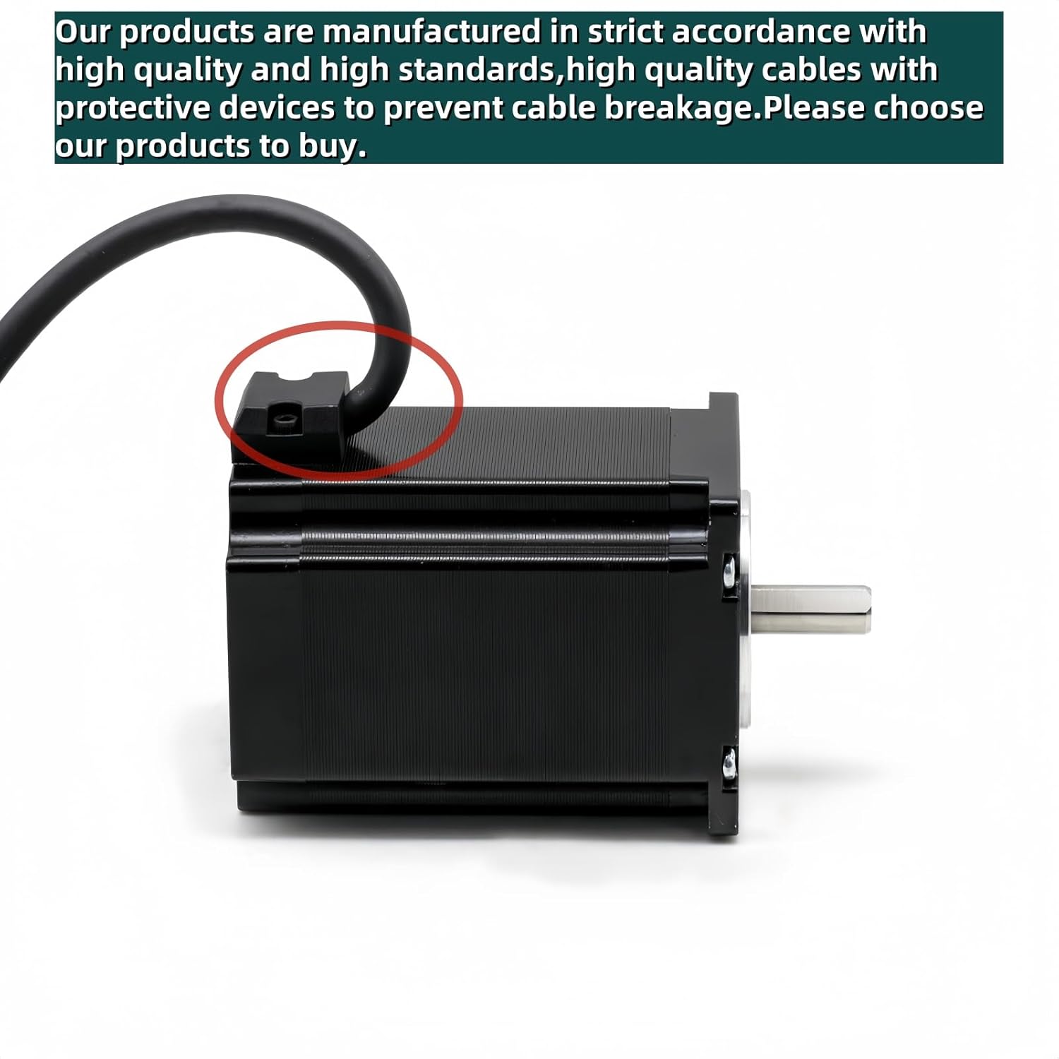 Nema 23 57mm Stepper Motor 3Nm/300Ncm 425oz.in High Torque 8mm Output Shaft 1.8 Stepper Angle 2-Phase 4-Wires 3A Step Motor for CNC 3D Printer Mill Lathe Robot Engraving Machine - Image 3