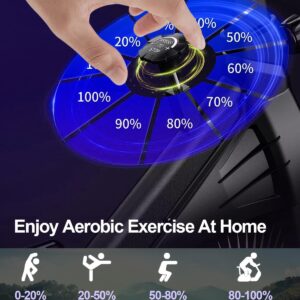 Exercise Bike,Adjustable Resistance Indoor Cycling Bike for Home Exercise – Stationary Bike with Smartphone Holder, LCD Display & Heart Rate Monitor