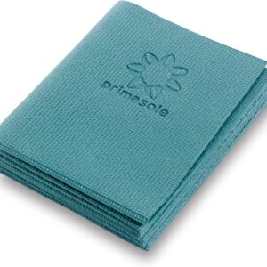 Primasole Folding Yoga Travel Pilates Mat Foldable Easy to Carry to Class Beach Park Tear resistant Travel Picnics 4mm Thick 9 Colors