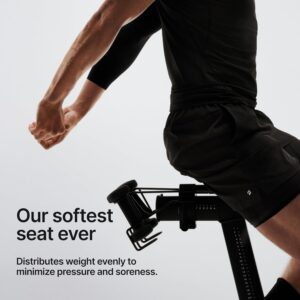 Peloton Exercise Cross Training Bike Seat, Indoor Stationary Bike Comfort Seat, Extra Cushion and Comfort, Wider Coverage and Support