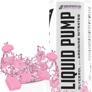Liquid Pump – Glycerol and Arginine Nitrates for Optimized Pump pre-Workout Liquid Caffeine Free Non stim pre-Workout for Energy and Performance and nictic Oxide Booster | Pink Fruit Chews Flavor