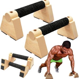 Parallettes Bars – Wooden Calisthenics Equipment for Handstand Training, Push Up Bars & Calisthenics Bar – Handstand Bars and Pushup Handles for Men
