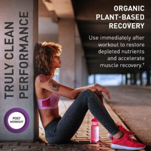 Garden of Life Sport Vegan Post Workout Muscle Recovery Powder for Men & Women – BlackBerry Lemonade 30 Servings, Organic Plant Based Recovery, 100mg Magnesium, Antioxidants, Post Workout Supplements
