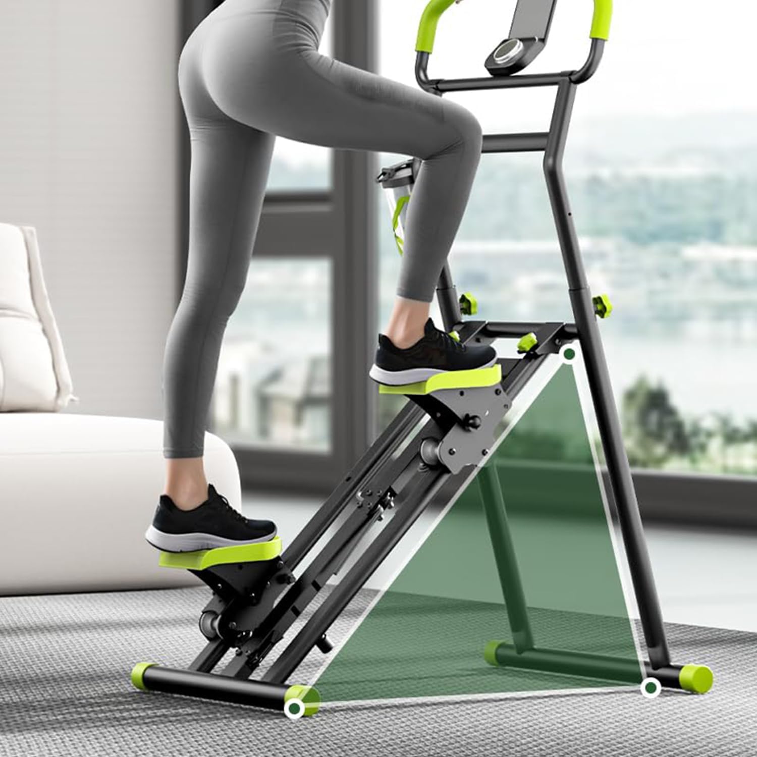2025 Upgrade Stair Stepper, Stair Stepper with Handlebar, Stair Climber, Stair Master with 400LBS Loading Capacity with Three-Speed Resistance adjustme - Image 6