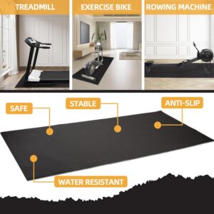 BalanceFrom Fitness 3′ x 6.5′ High Density Gym Equipment Mat, Floor Protection