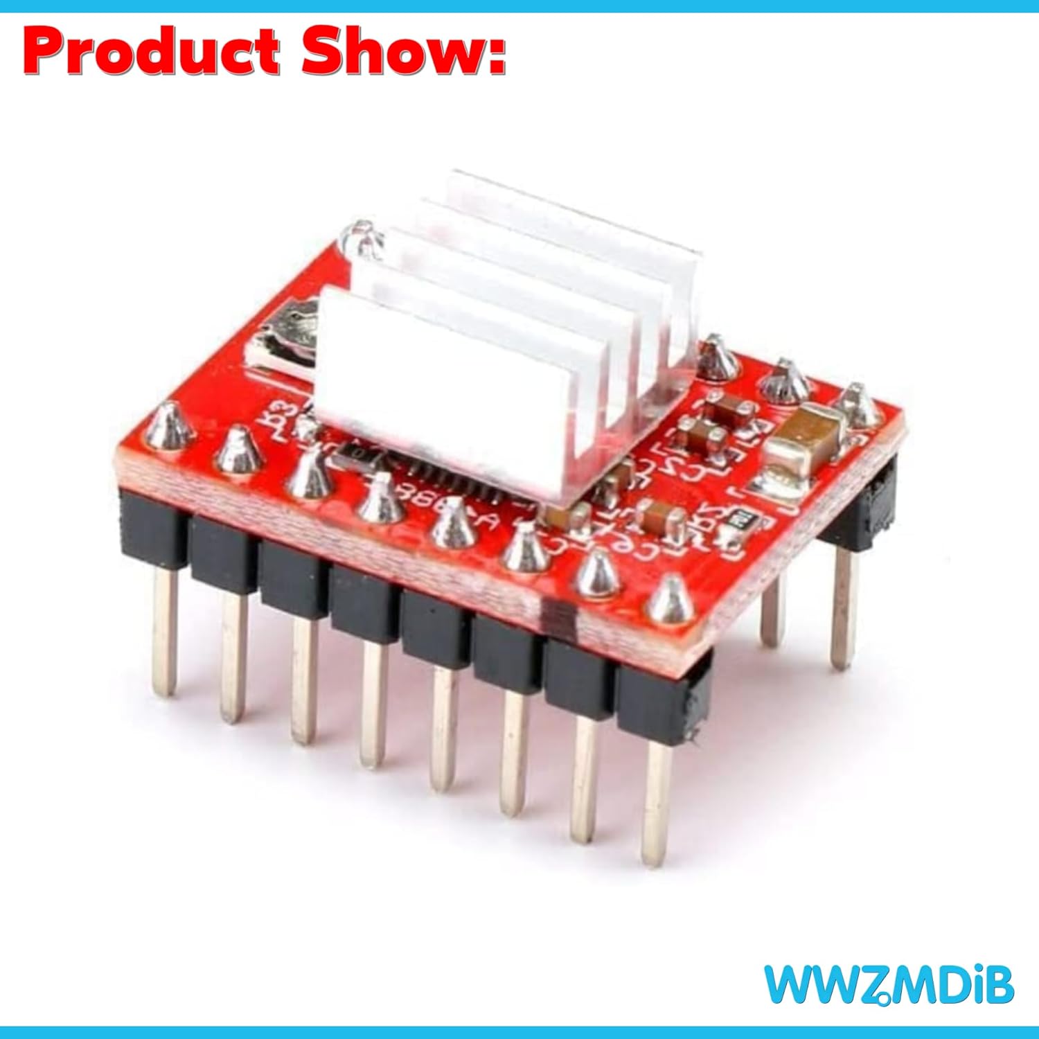 WWZMDiB A4988 Stepper Motor Drive with Heat Sink for Arduino, 3D Printer, CNC Machine or Robotics (5Pcs A4988) - Image 4