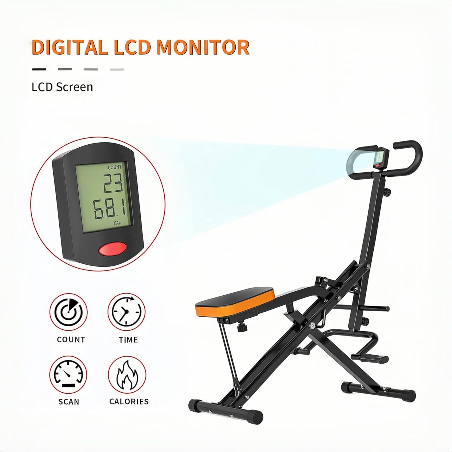 Rowing Machine for Home, Magnetic Rower Machine with Quiet Resistance, Foldable Rower for Home Use, Burn Fat & Sculpt Muscles,Sliver - Image 4