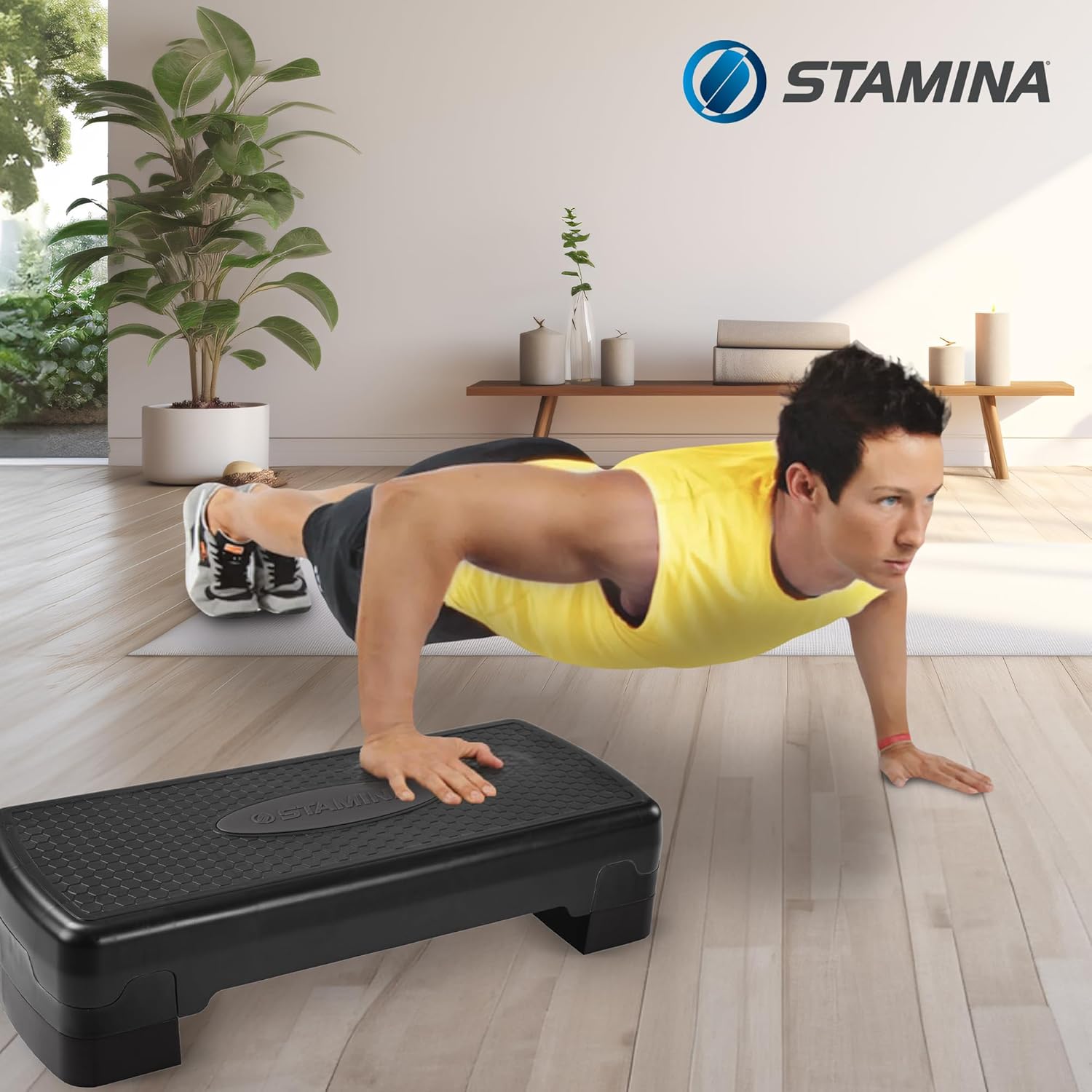 Stamina Aerobic Step with Portable and Lightweight Construction for Fitness, Sports, and Outdoor and Indoor Recreation - Image 5