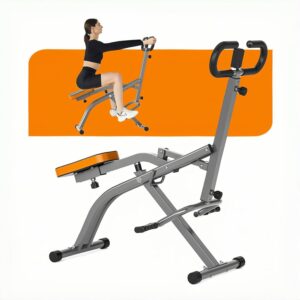 Rowing Machine for Home, Magnetic Rower Machine with Quiet Resistance, Foldable Rower for Home Use, Burn Fat & Sculpt Muscles,Sliver