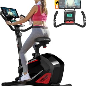 HARISON Exercise Bike for Home – 350lbs Magnetic Resistance Indoor Cycling Bike, Stationary Bikes with 2 in 1 LCD Monitor and Tablet Holder, Smooth & Quiet for Cardio Workout