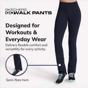 Skechers Womens Go Walk High Waisted Pant Joy – 4-Way Stretch, Moisture-Wicking, Layered Waistband