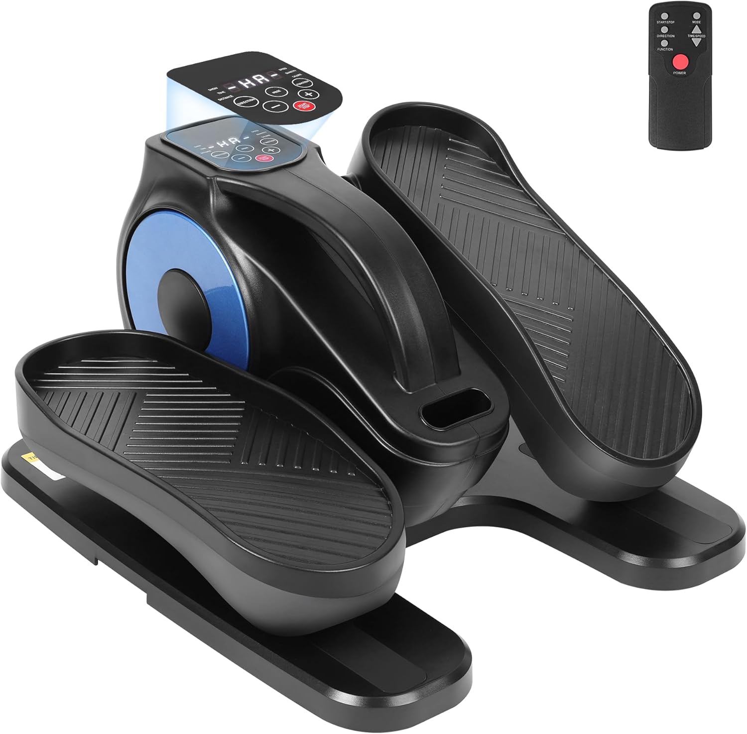 2025 Under Desk Elliptical - Quiet Electric Pedal Exerciser for Seniors/Adults, Portable w/Remote & Non-Slip Mat, Low Impact Leg Exercise for Home/Office While Sitting