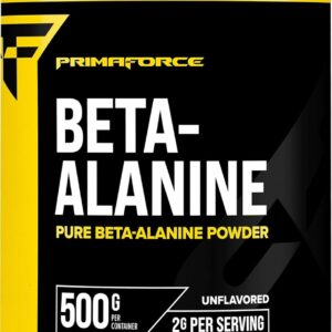 Primaforce Beta Alanine Powder 500 Grams (1.1lbs) Unflavored – Pre Workout and Post Workout Supplement