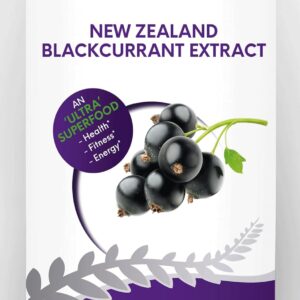 CURRANZ New Zealand Blackcurrant Extract Sports Nutrition Capsules | Muscle Recovery | Endurance Performance | Pre or Post Workout Supplement | Vegan & Caffeine Free (30 Capsules)