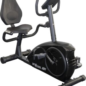 Body-Solid Best Fitness (BFRB1B) Recumbent Exercise Bike for Home – Indoor Workout Stationary Bike with LCD Display & Adjustable Magnetic Resistance, Black