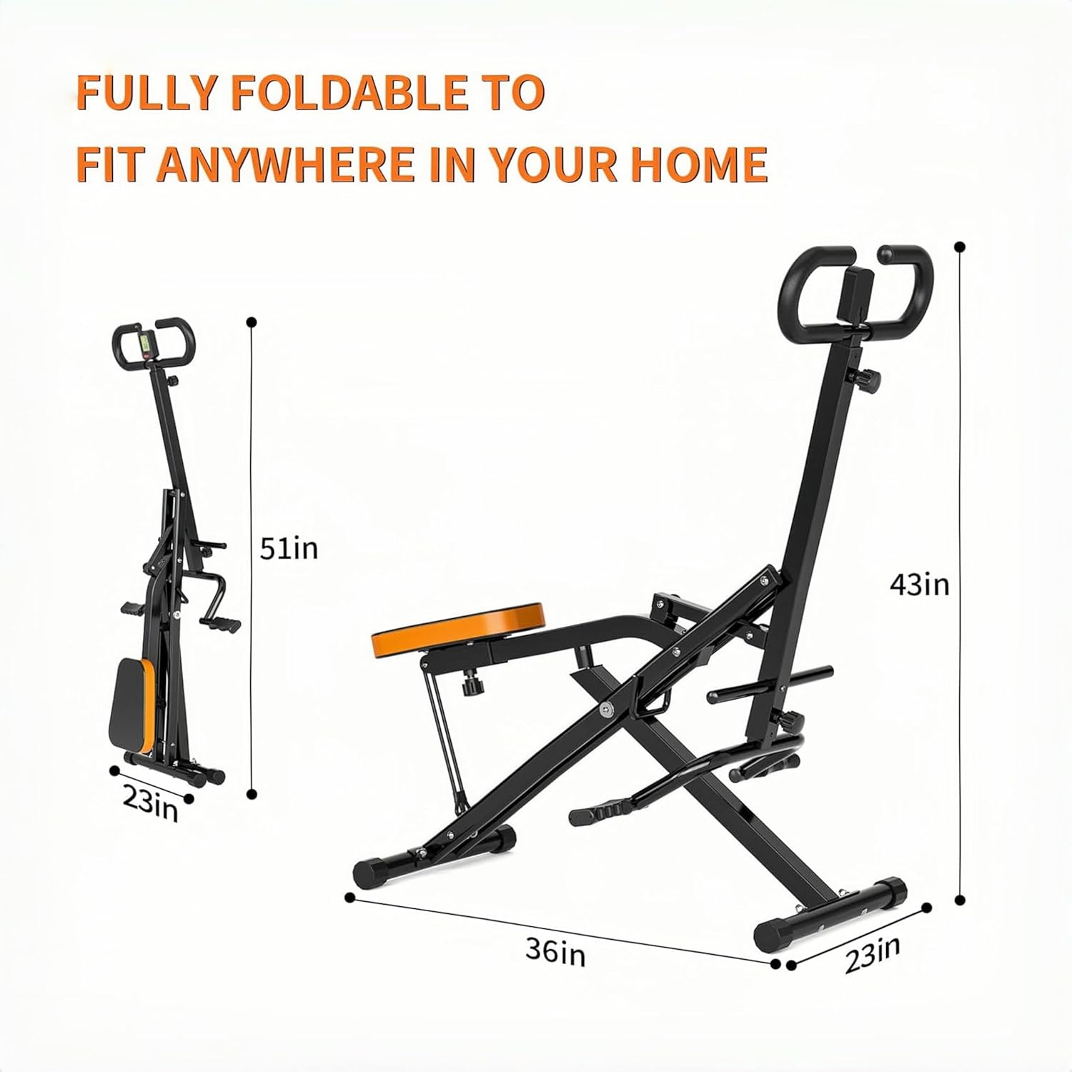 Rowing Machine for Home, Magnetic Rower Machine with Quiet Resistance, Foldable Rower for Home Use, Burn Fat & Sculpt Muscles,Sliver - Image 3