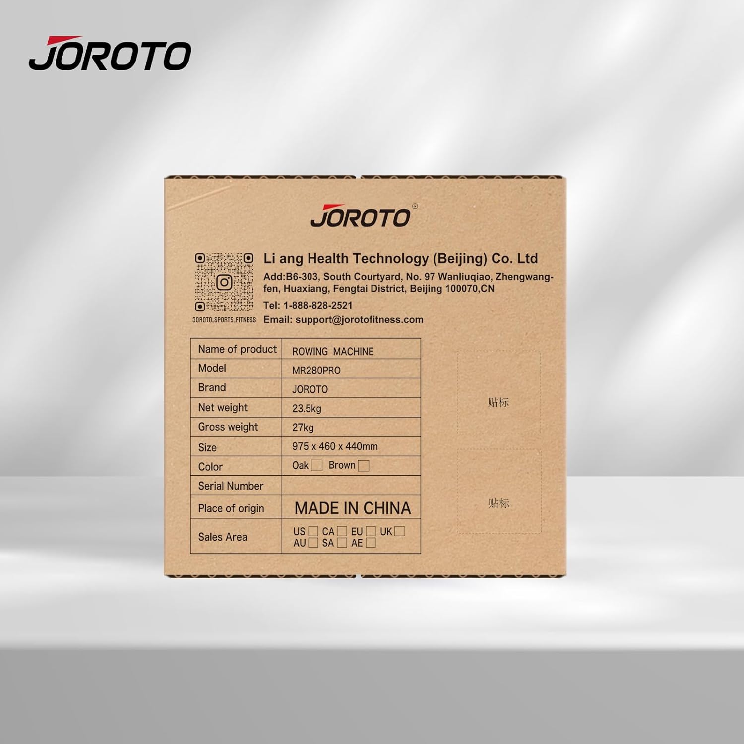 JOROTO Rowing Machines for Home Use, Foldable Rower Machine with Bluetooth Monitor, Tablet Holder Water Rowing Machine - Image 11