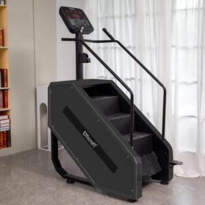 Stair Stepper with LED Screen, Commercial Stair Climber, 15 Speed Levels Stairmaster for Cardio & Lower Body Workouts, 375 LBS Capacity, 15-164 Steps/min, Ideal for Home & Gym