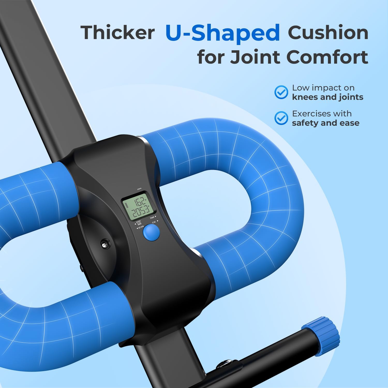 Ab Machine, Adjustable Ab Trainer Machine for Abs Workout at Home Gym, Foldable, Knee Protection, Abdominal Trainer for Stomach Workout - Image 7